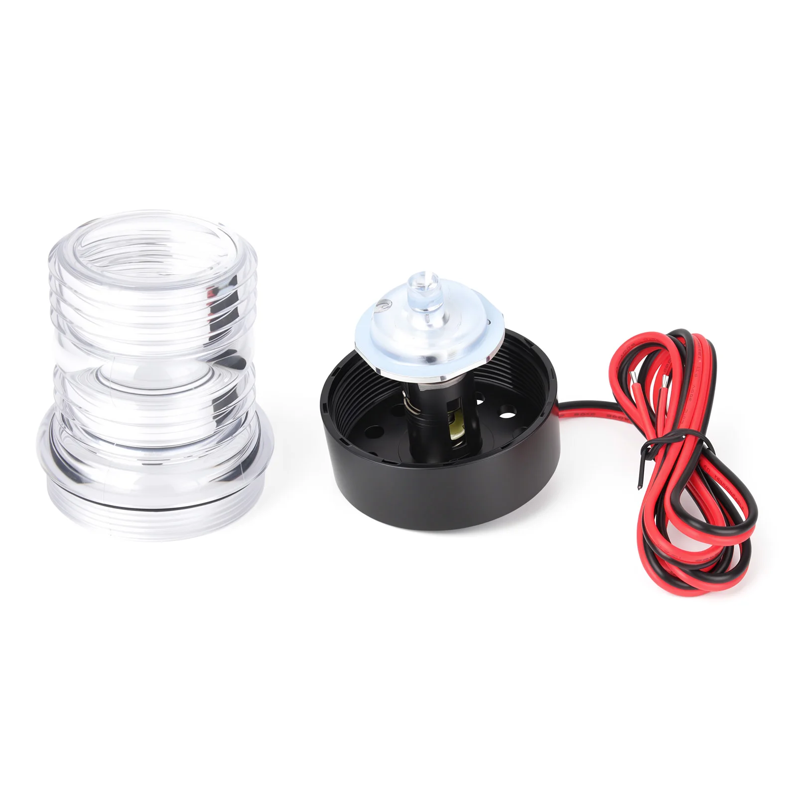 Marine Navigation LED Light Tungsten Filament Lamp12V Anchor Lamp 360° Waterproof All Round Signal Indicator for Boat Yacht Deck
