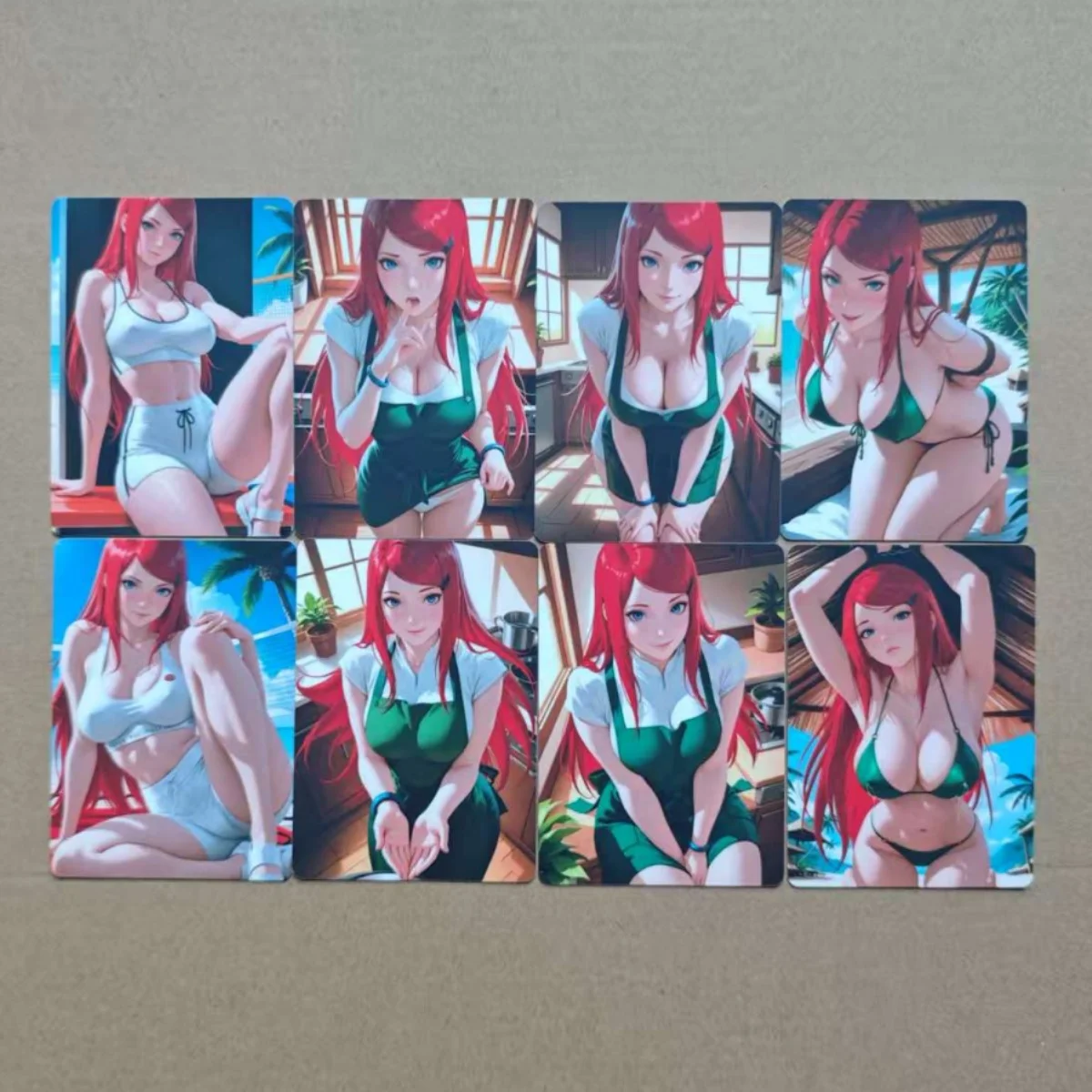 

8 шт./компл. сексуальная карта NSFW Tsunade Ino Tenten Kushina Kurenai Hinata Sakura DIY PTCG карты для мальчиков анимационная коллекционная карта 18+