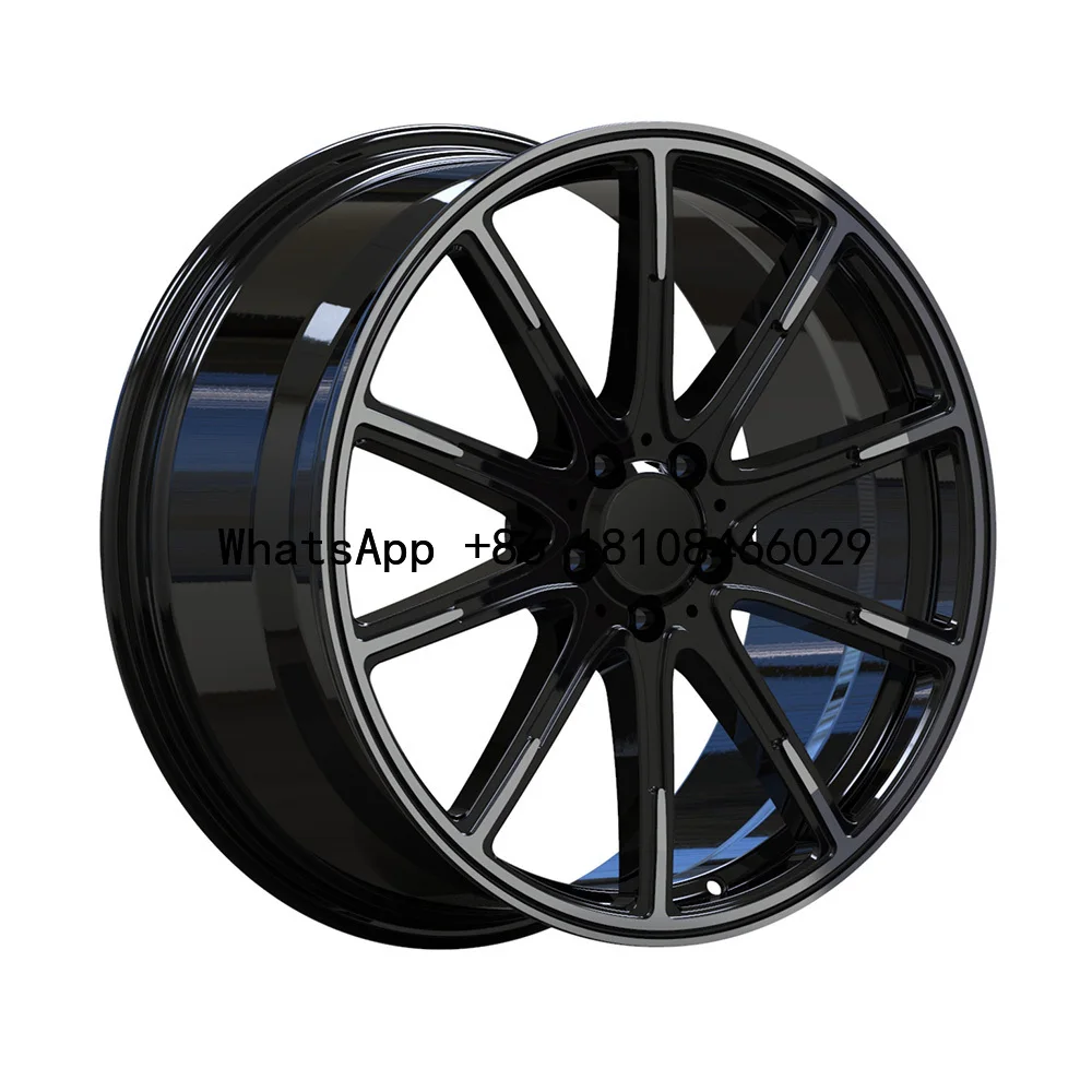 

Customized Forged Wheels 20 Inch Rims Black Painted One Piece Forged Wheels 5x112 for Bentley GT