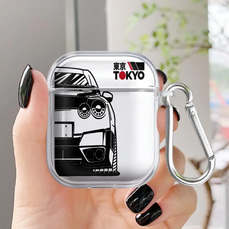 J-D-M Dream Cars Clear Earphone Cases Cover Case For Airpods 4 Pro 3 Pro3 2 1 Pro2 view 6