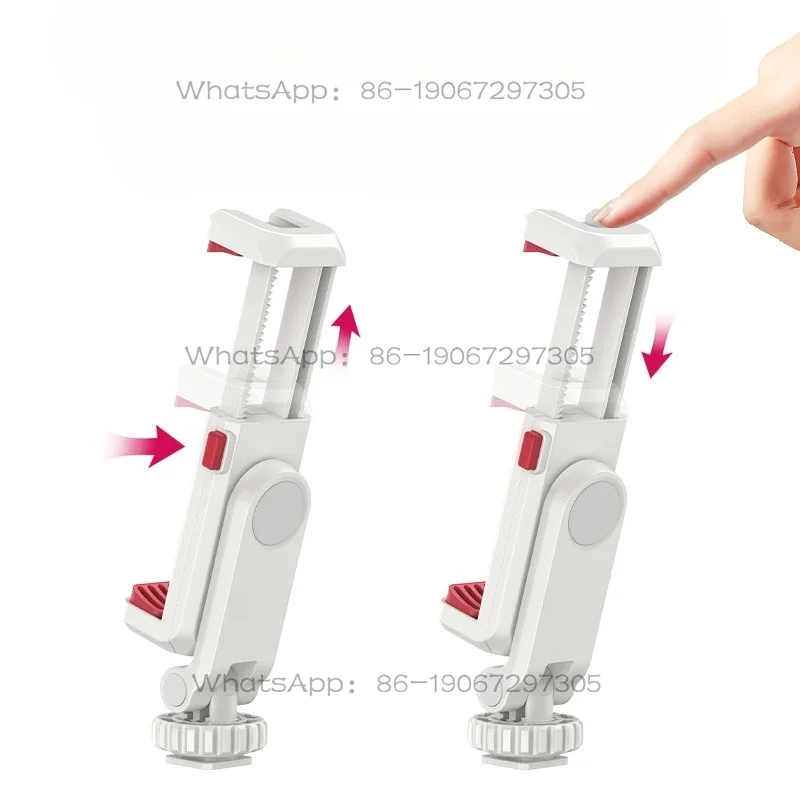 shooting-hot-white-mobile-phone-clip-external-mobile-phone-tripod-stand-fixing-st-06s