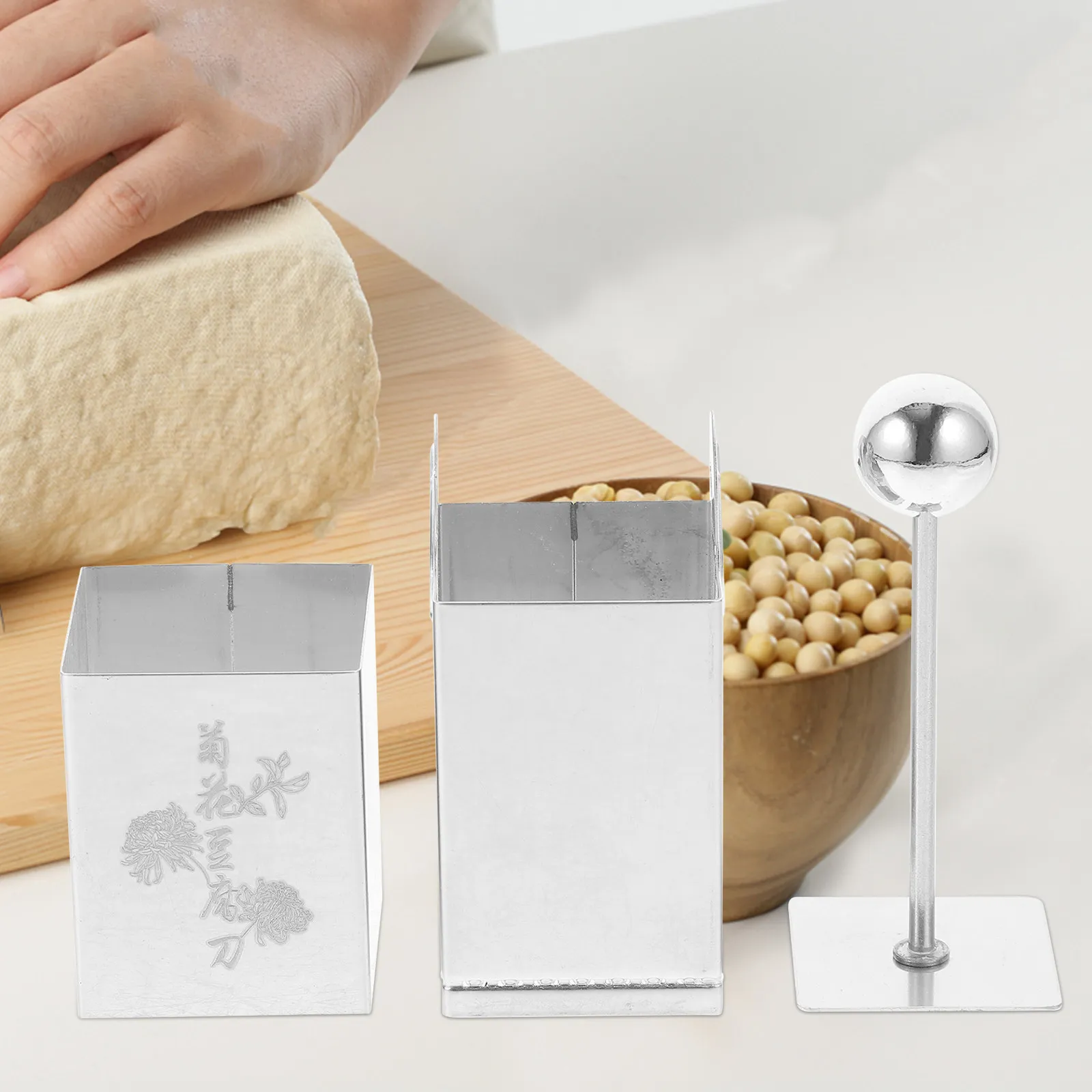 Stainless Steel Tofu Cutter Mesh Mold for Perfect Shredding & Jelly Slicing – Superfine Clear Results