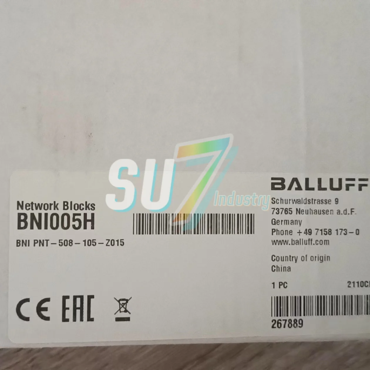 

Сетевой модуль BNI005H BNI PNT-508-105-Z015 Новый оригинал