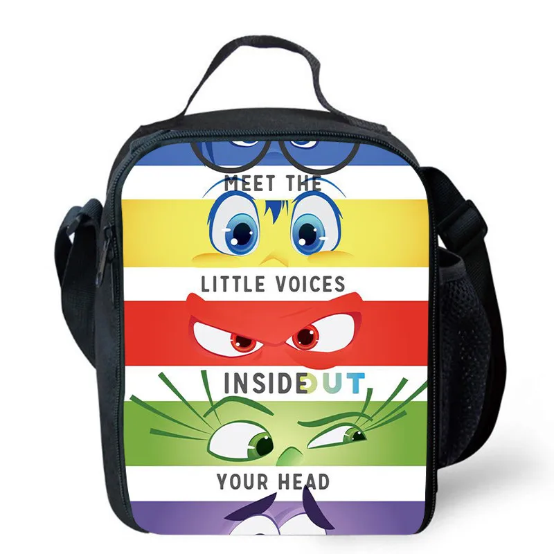 

Lunch bags for Child,Cartoon Inside Out School Picnic Bags for Girls Boys,Large Kids Insulation Cooler Bags for Aged 4-10 years