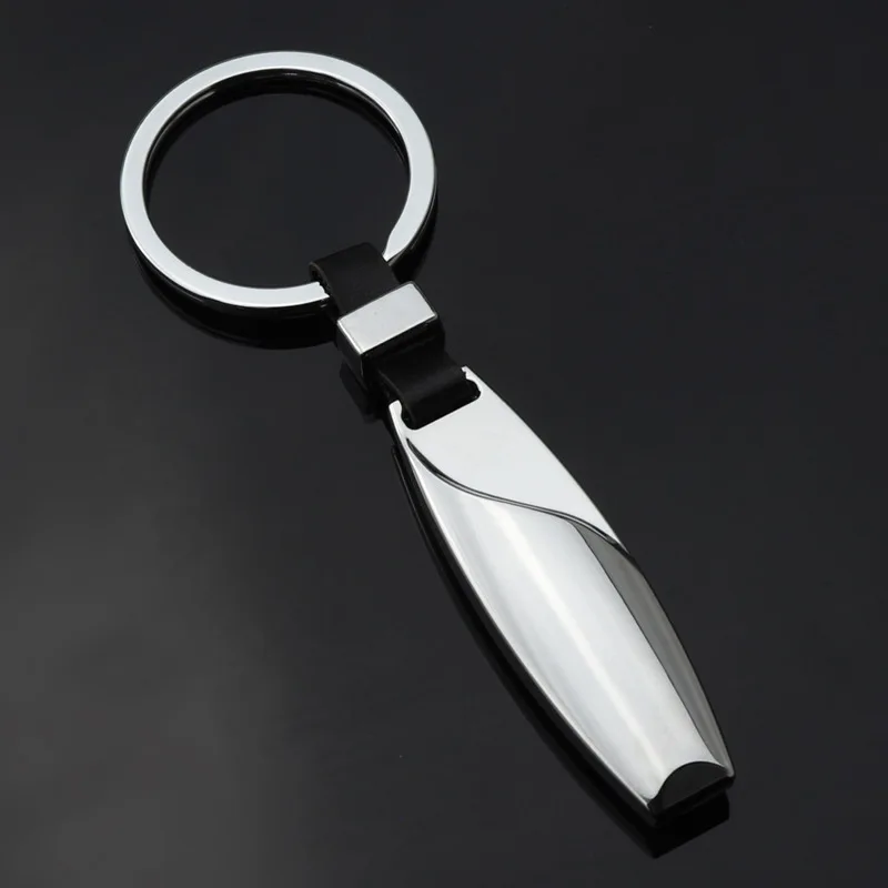 Neue Leere Wasser Tropfen Metall Keychain Männer Frauen Charme Auto Ringe Party Geschenk Keychain Schmuck
