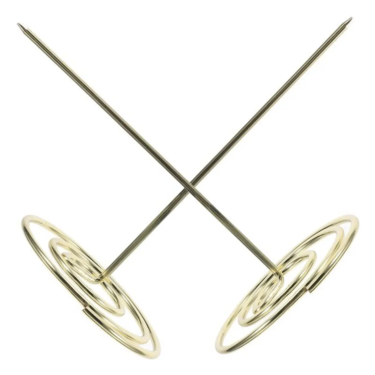 Best sales 2026 10 Pcs Golden Menu Summons Fork for Invoice, Document & Notes Storage in Metal
