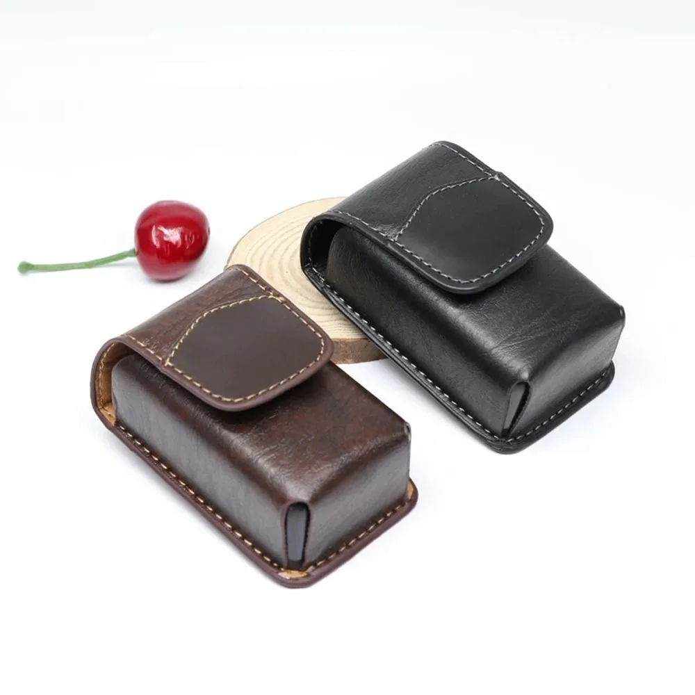 

Сумка для хранения очков, чехол для очков из искусственной кожи, чехол для очков для дальнозоркости, носимый пояс, чехол для очков, поясная коробка для очков, складной чехол для очков