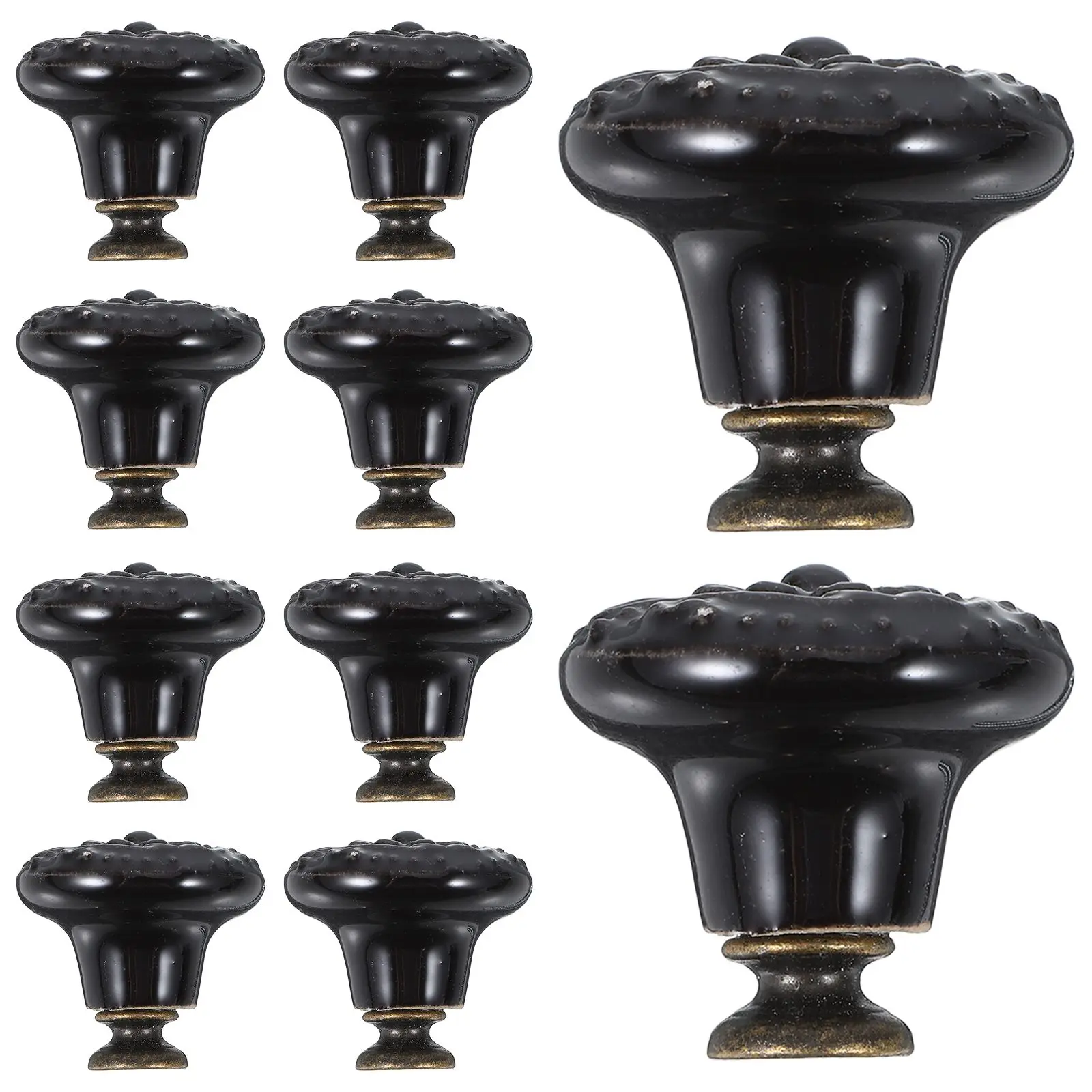 

8 Pcs Cabinet Door Handle Vintage Ceramic Knobs Cupboard Decorative Hardware Kitchen Drawer Pulls Easy Installation Stylish