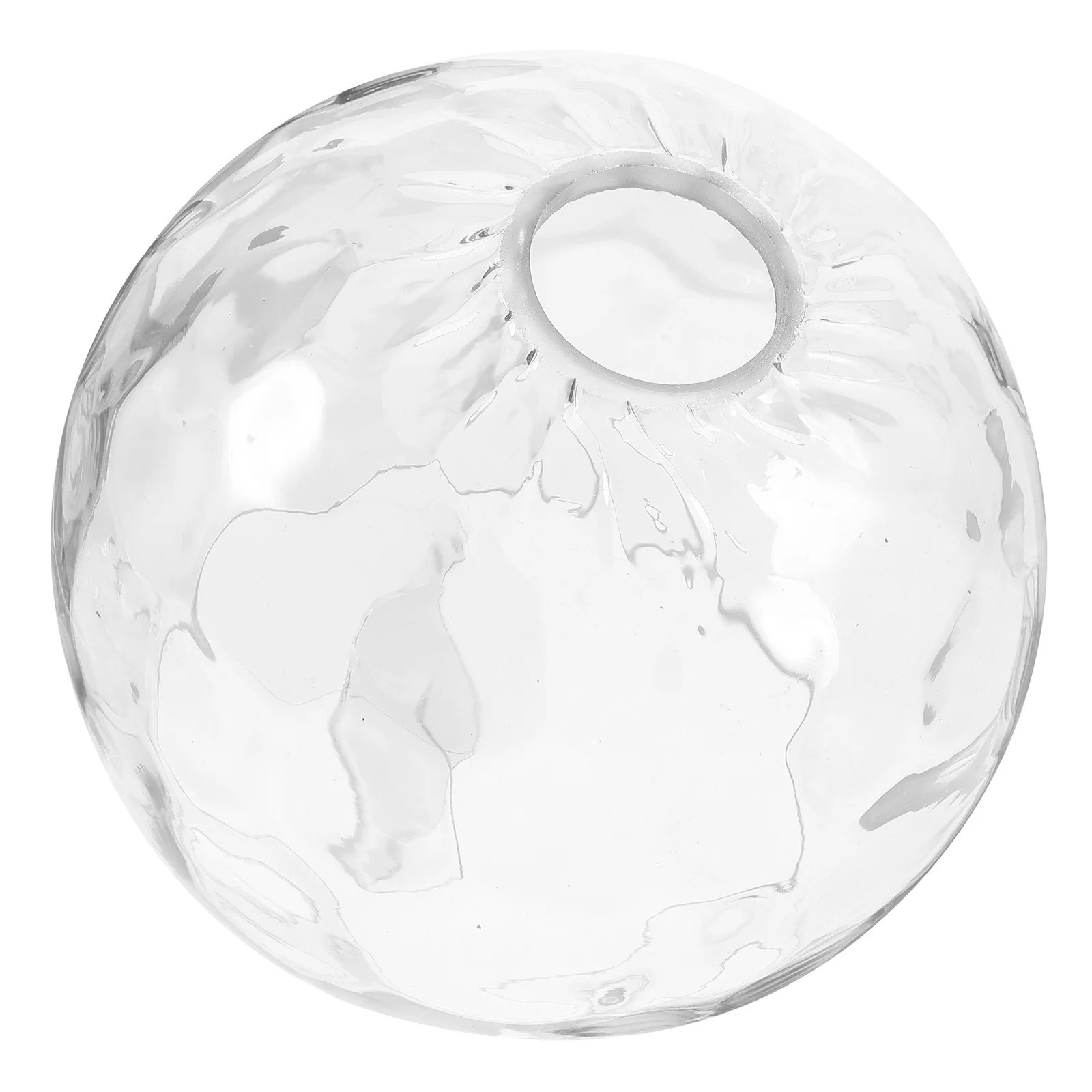 装飾的な地球儀型ガラスランプシェード交換用カバー、天井ペンダントライト器具用、透明な丸型ディフューザー、リビングルーム用