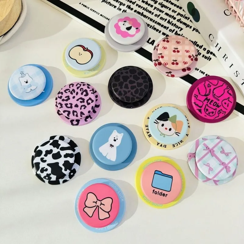 

Милый мультяшный магнитный держатель-подставка для телефона, складная подставка для совместимых с MagSafe телефонов, модный дизайн с принтом в виде банта в стиле Kawaii