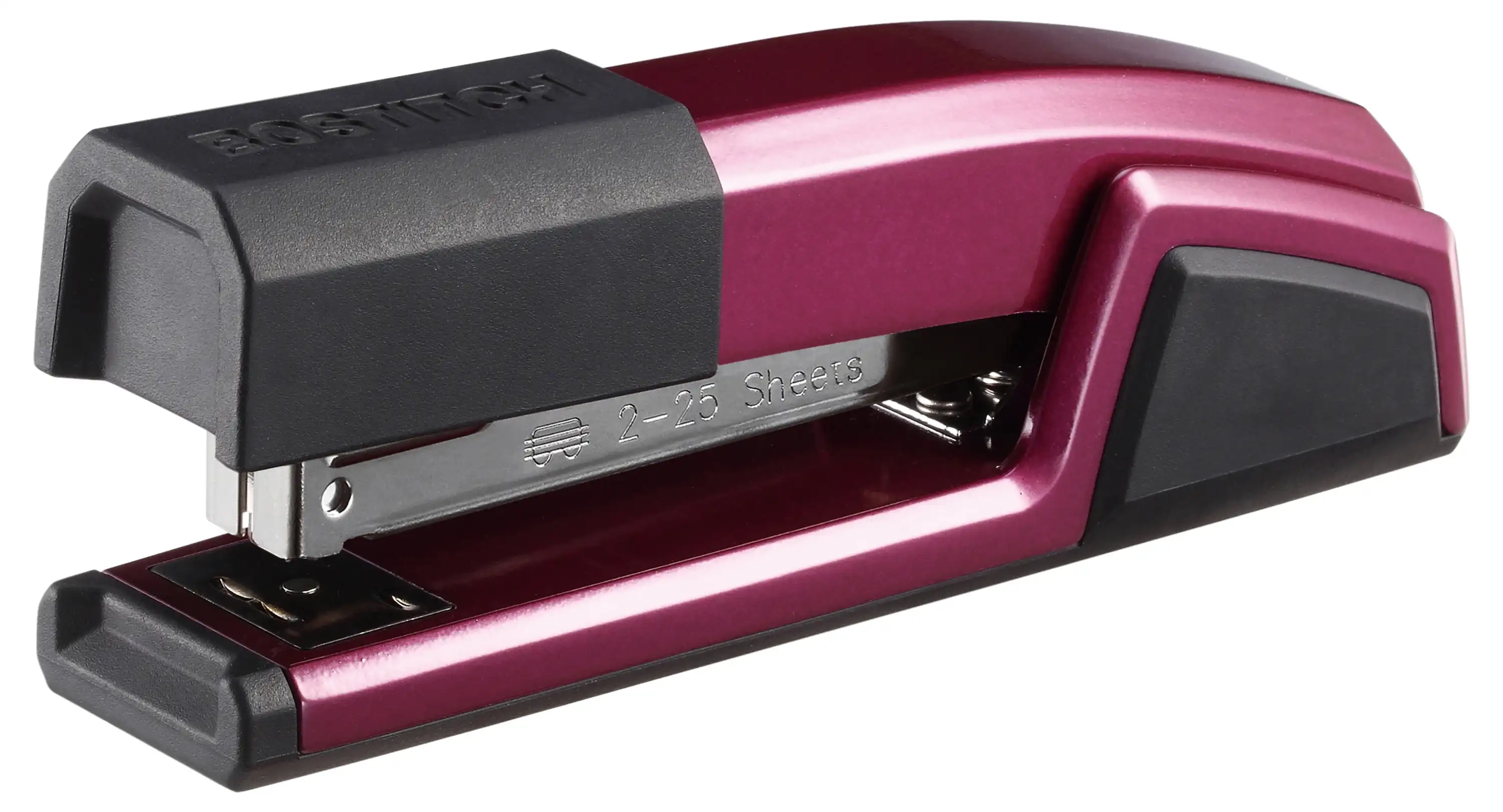 

Bostitch Antimicrobial Epic Desktop Stapler with Built-in Remover, Magenta