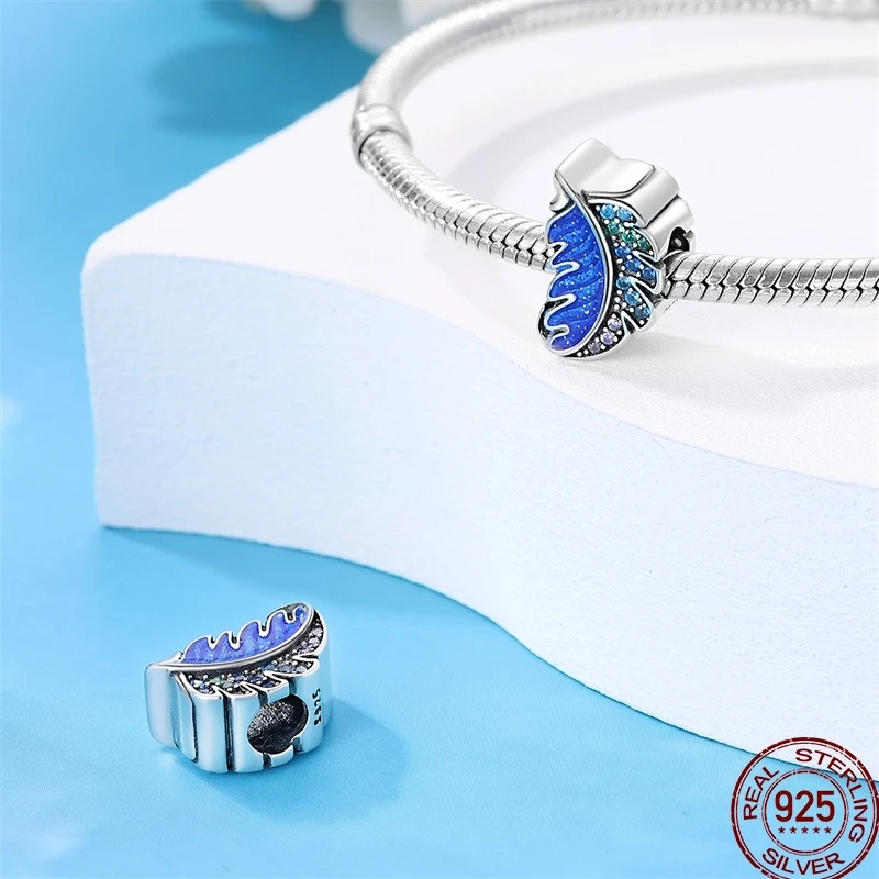 925 Sterling Silver Shiny Zirconia Spring Outing Motorcycle Series Charm Beads Suitable Fit Pan 925 Original Charm Bracelet