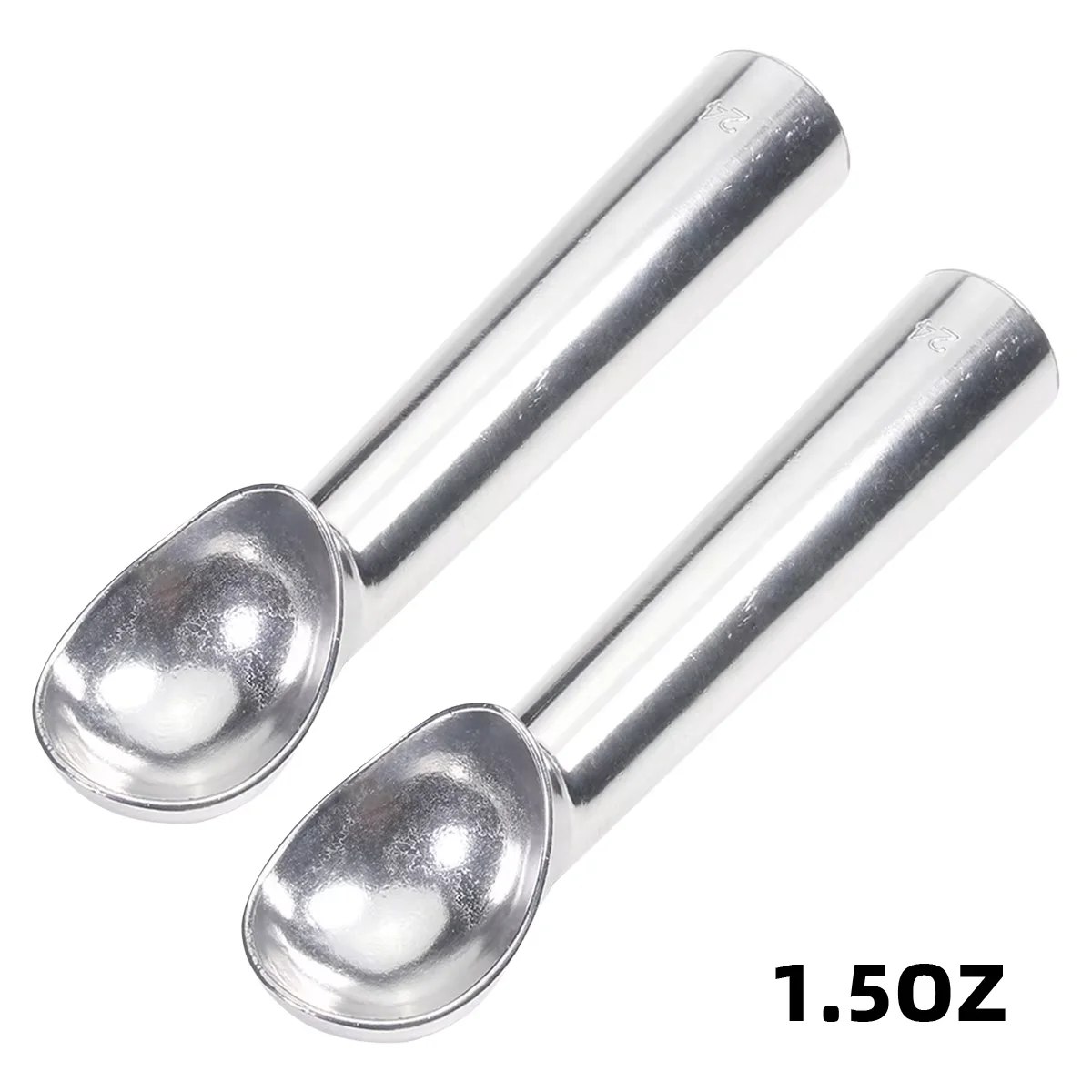 Eisportionierer, 1,5/2 Unzen Antihaft-Eisportionierer aus Aluminium, Einteiliges Design, Robust und Langlebig, Leicht zu Reinigen