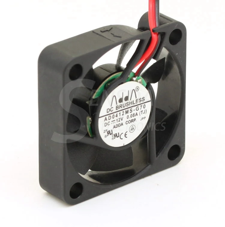 

40mm Fan 12V DC FOR ADDA AD0412MS-G70 4010 40X10mm 0.08A Quiet Silent Mini Cooling Fan