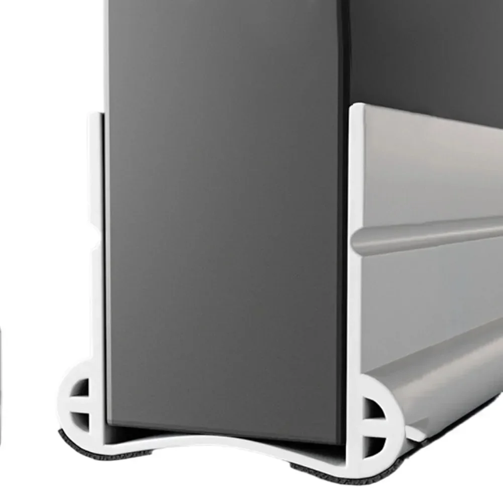 1pcs 93cm PVC Door Bottom Sealing Strip Windproof Soundproof Draft Stopper Easy Install For Bedroom Doors