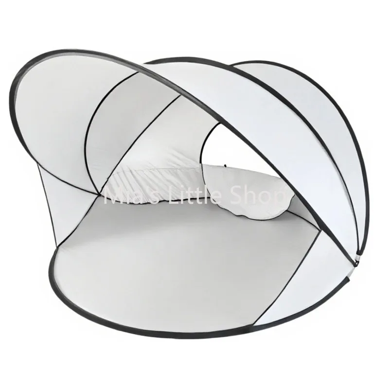 Beach tent open quickly for one second, seaside sunscreen, windproof and water play, fully automatic open, folding sunshade