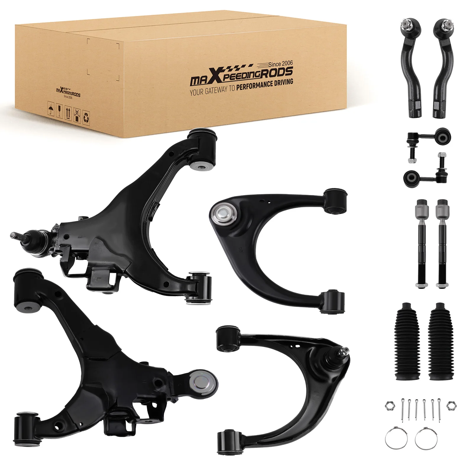 

Рычаги подвески (верхние, нижние), рулевые тяги, стабилизаторы для Toyota Tundra Sequoia 2007-2019 годов