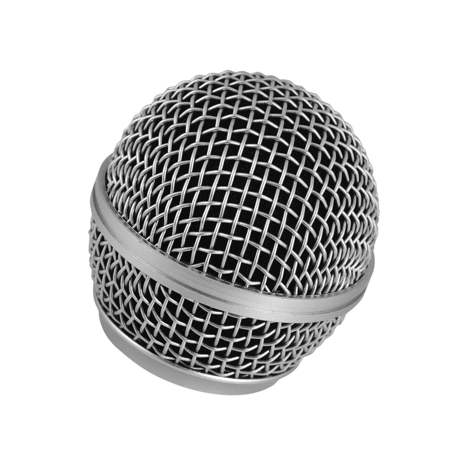 Microphone Grille Mic Replacement Ball Head Compatible with Shure SM58/SM58S/SM58LC/BETA58/BETA58A/SA-M30/SV100/UT2/PGX24/SLX4 view 3