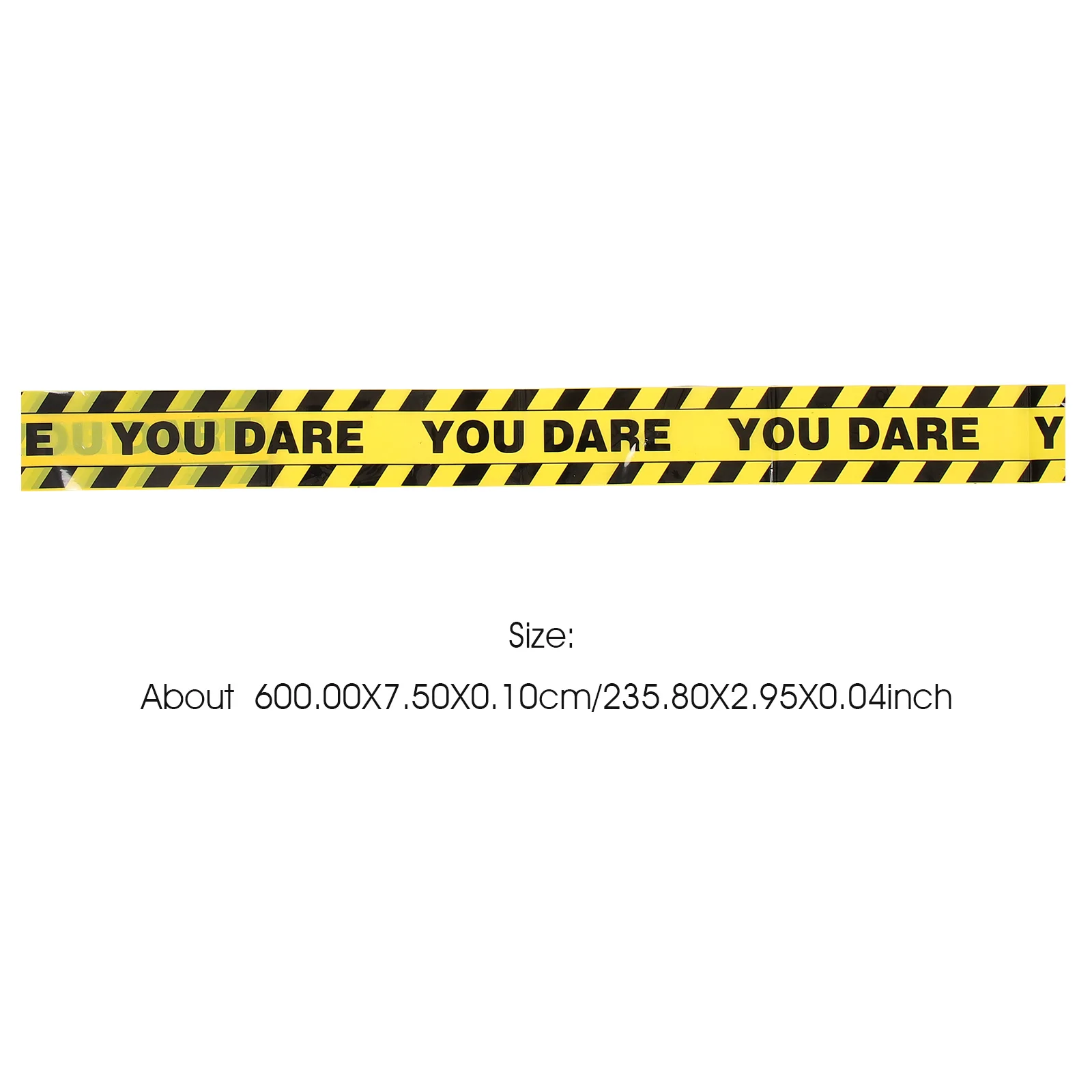 4 قطعة أشرطة تحذير الهالوين متينة وخفيفة الوزن لتزيين احتفالي بار Ktv دعائم منزل مسكون خط تحذير لوازم الحفلات #3