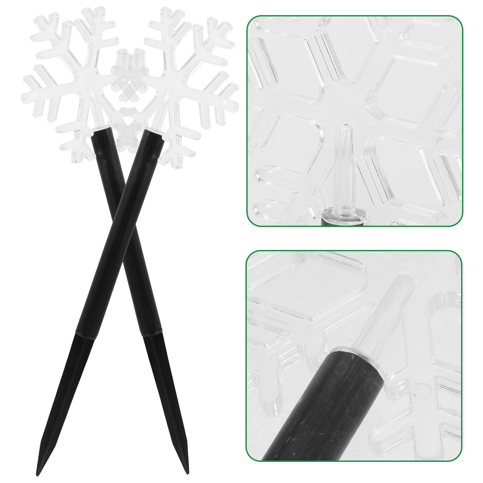 

5Pcs Christmas Tree Light Solar Lamp Accessories Garden Decorative Light Accessories Outdoor Lamp Decors