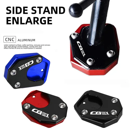 Para HONDA CB500X 2013 2014 2015 2016 2017 2018 2019 2020 2021 CNC soporte lateral placa soporte ampliador extensión de soporte