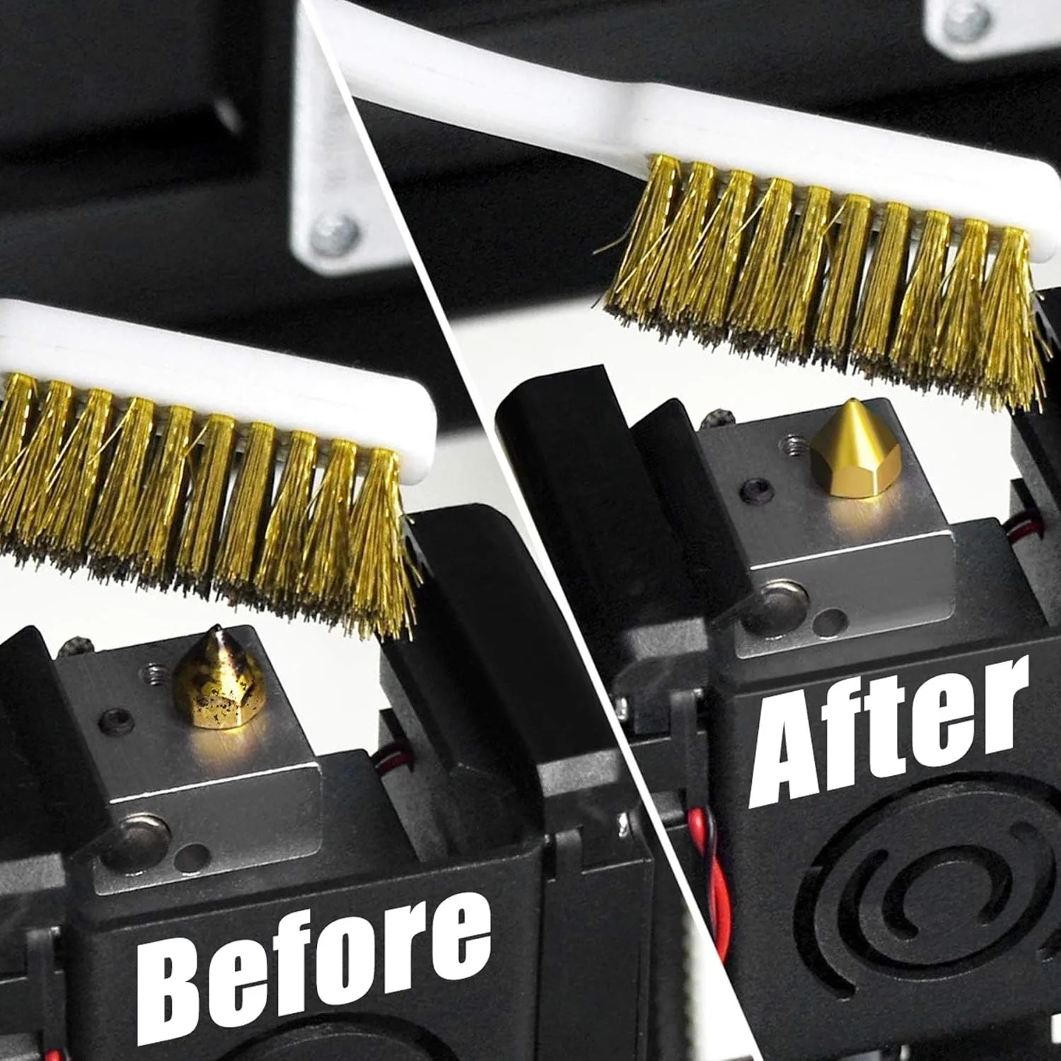 5Pcs 175mm Brass Wire Brush Mini Paint Rust Remover Steel Wire Brushes Industrial Metal Polishing Burring Cleaning Brush