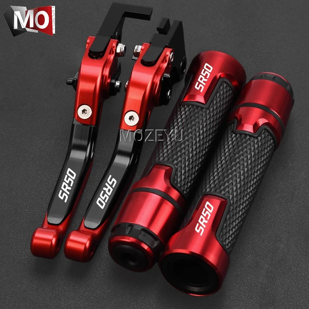 Motorcycle Accessories Extendable Brake Clutch Lever Handle Bar Grips For Aprilia SR 50 MY sr50my 2014 2015 2016 2017 2018 2019