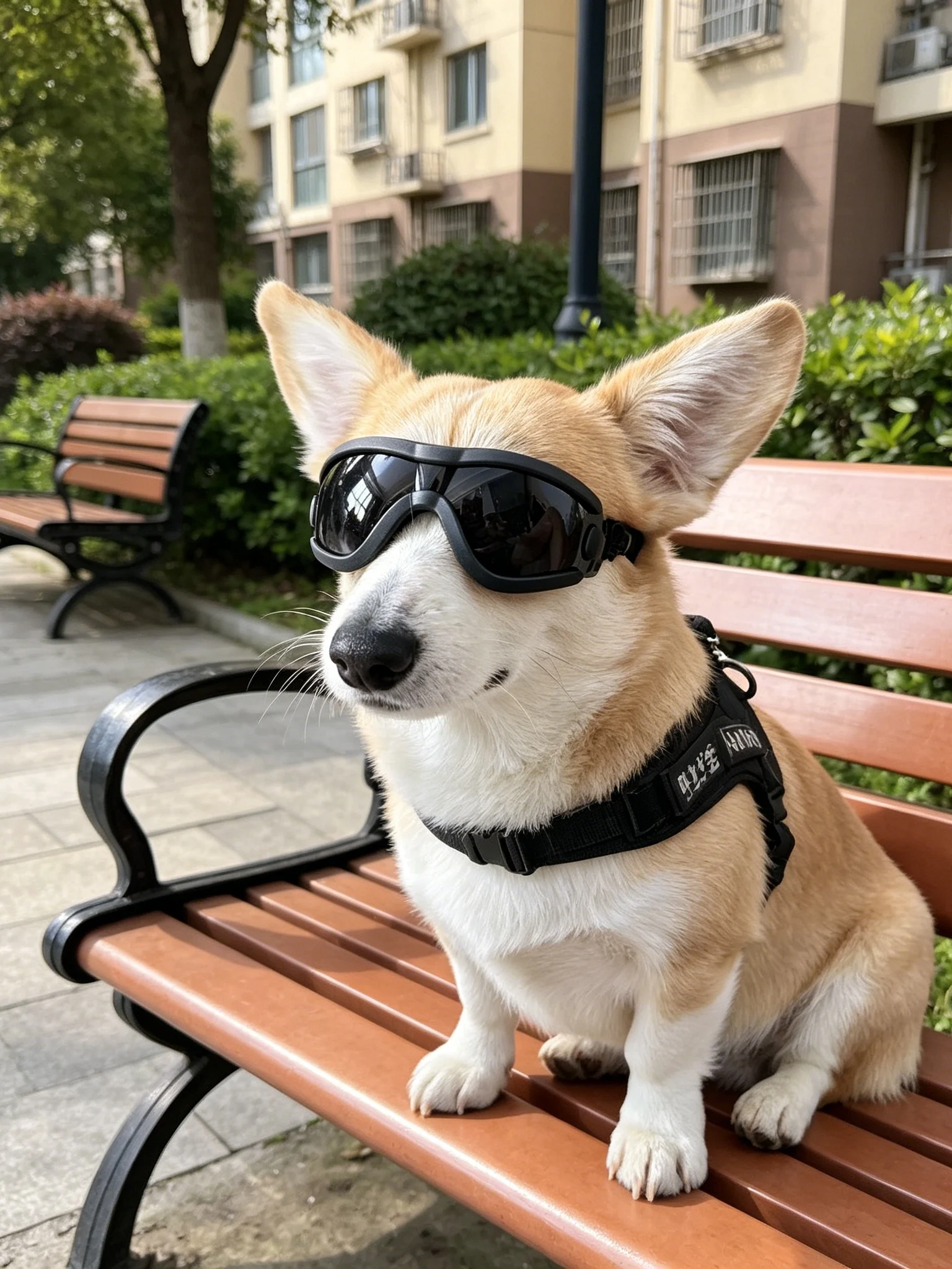 Dog Sunglasses for Small to Medium Dogs 10-22 Lbs, UV400 Protection Pet Goggles with Soft Frame, Adjustable Strap Anti-glare Eye - view 4