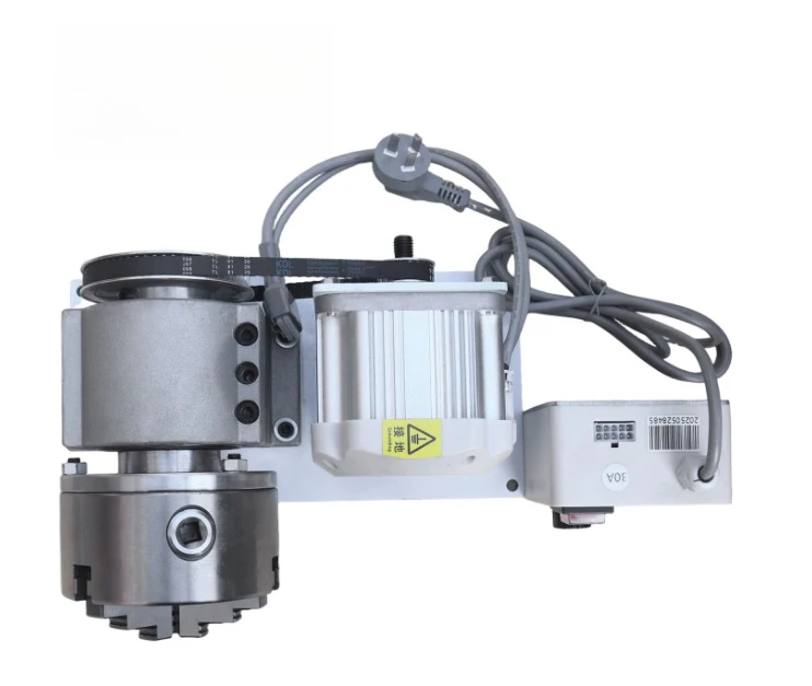Die polishing core polishing adjustable speed motor three jaw chuck power head assembly billiard rod repairing machine lathe
