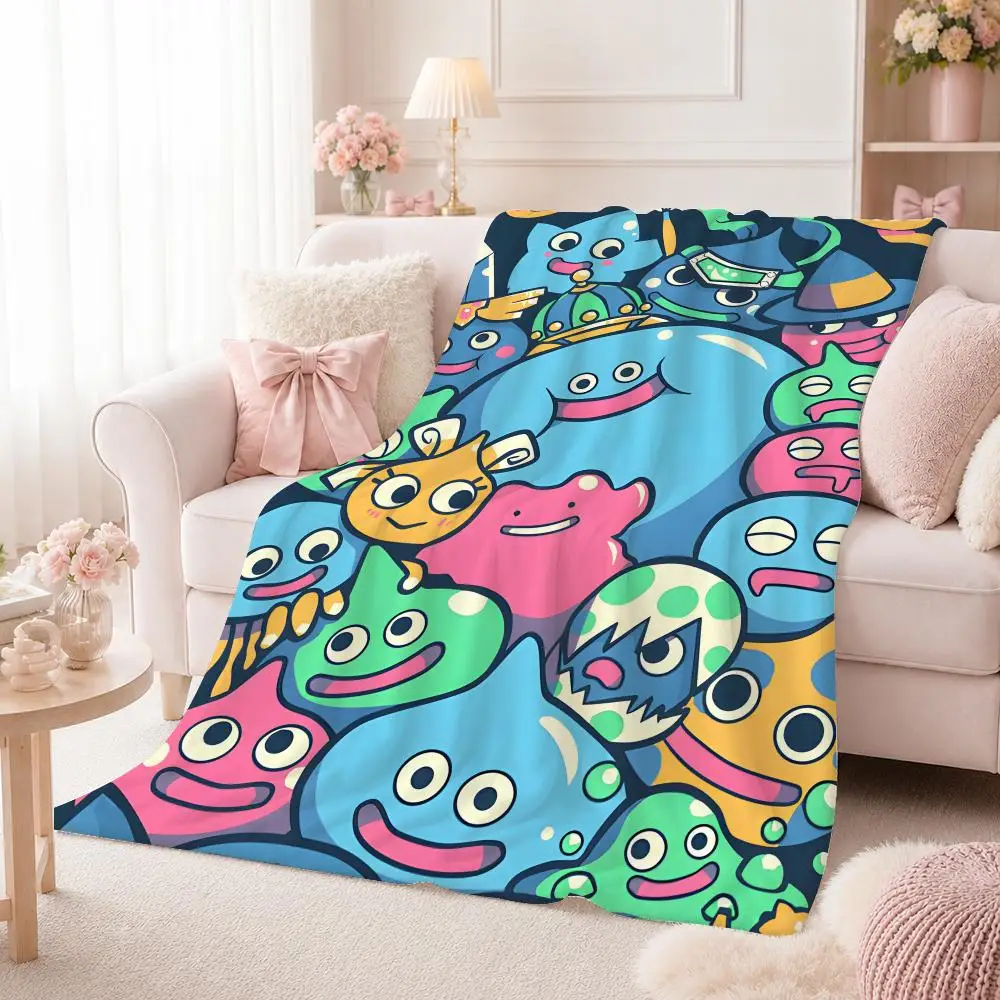 Slime MoriMori Dragon Quest Throw Flannel 240g Blanket Soft Skin-friendly For Sofa Nap Air-Conditioned Room