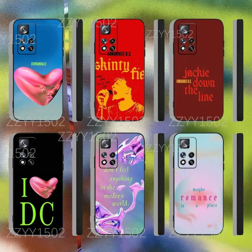 Fontaines DC Romance Phone Case For Samsung S26,S25,S24,Ultra,S20,S30,Plus,S22,S23,Ultra,Plus,5G Anti-Scratch TPU Shell