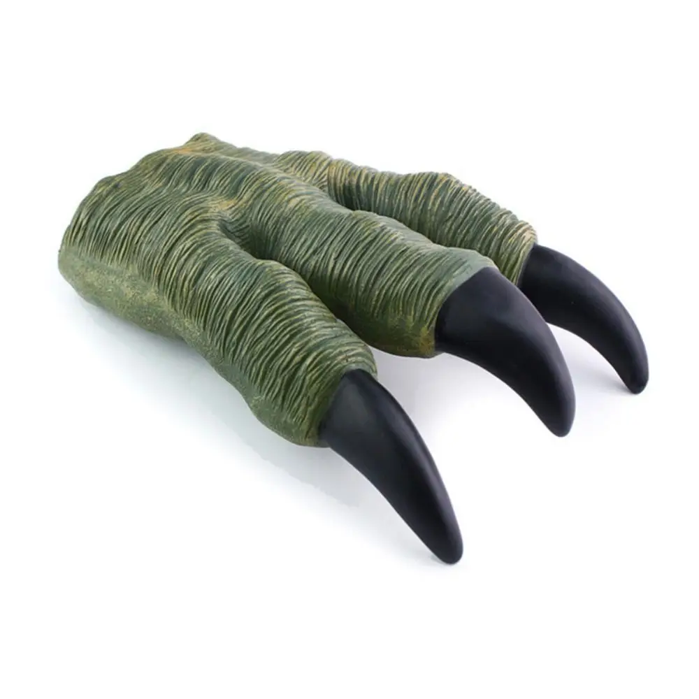 Simulation Dinosaur Claws Dinosaur Soft Claw Gloves Dragon Hands Claw Zombie Costume Halloween Werewolf Hands Rubber Soft