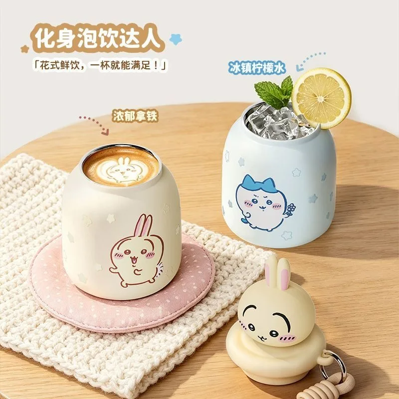 Jikikawa Cartoon High-Priced Elegant Girl Design Stainless Steel Water Bottle Cute 316 Material Straw Portable Water Bottle