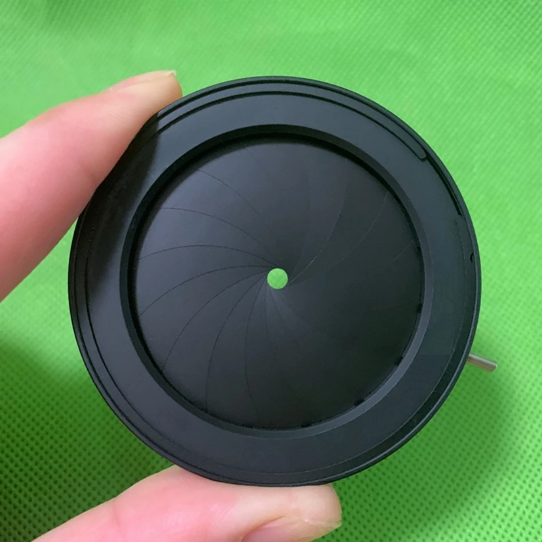Mechanical Diaphragm 2-44mm Continuously Variable Iris Integrated Aperture Stop Microscope Camera Laser Optical Light Module