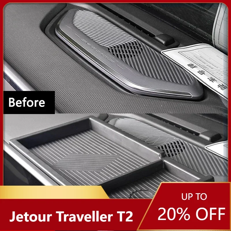 New！cherryJetour Traveller T2 2023 2024 Jetour T2 Storage Box Behind The Screen Dashboard Storage Box