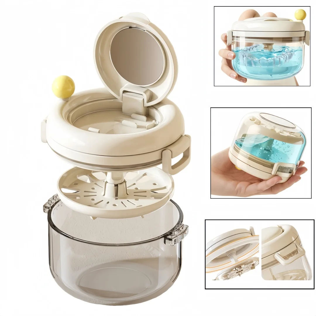 

1PCS Braces Storage Box Denture Cleaning Box Orthodontic Retainer Storage Box Orthodontic Retainer Storage Cleaning Case Tool