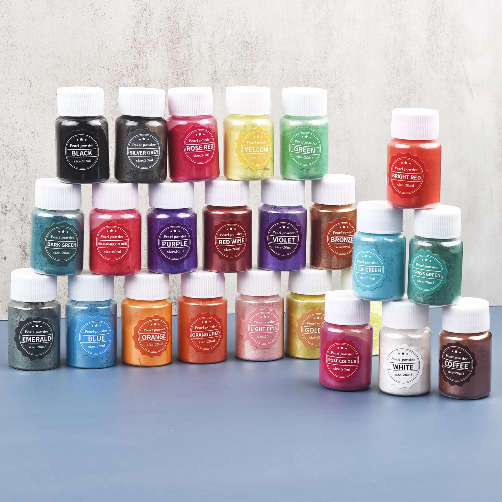 10g Pearlescent Mica Powder Epoxy Resin Pigment DIY Jewelry Candle Making Natural Mica Mineral Resin Powder Dye Coloring Crafts