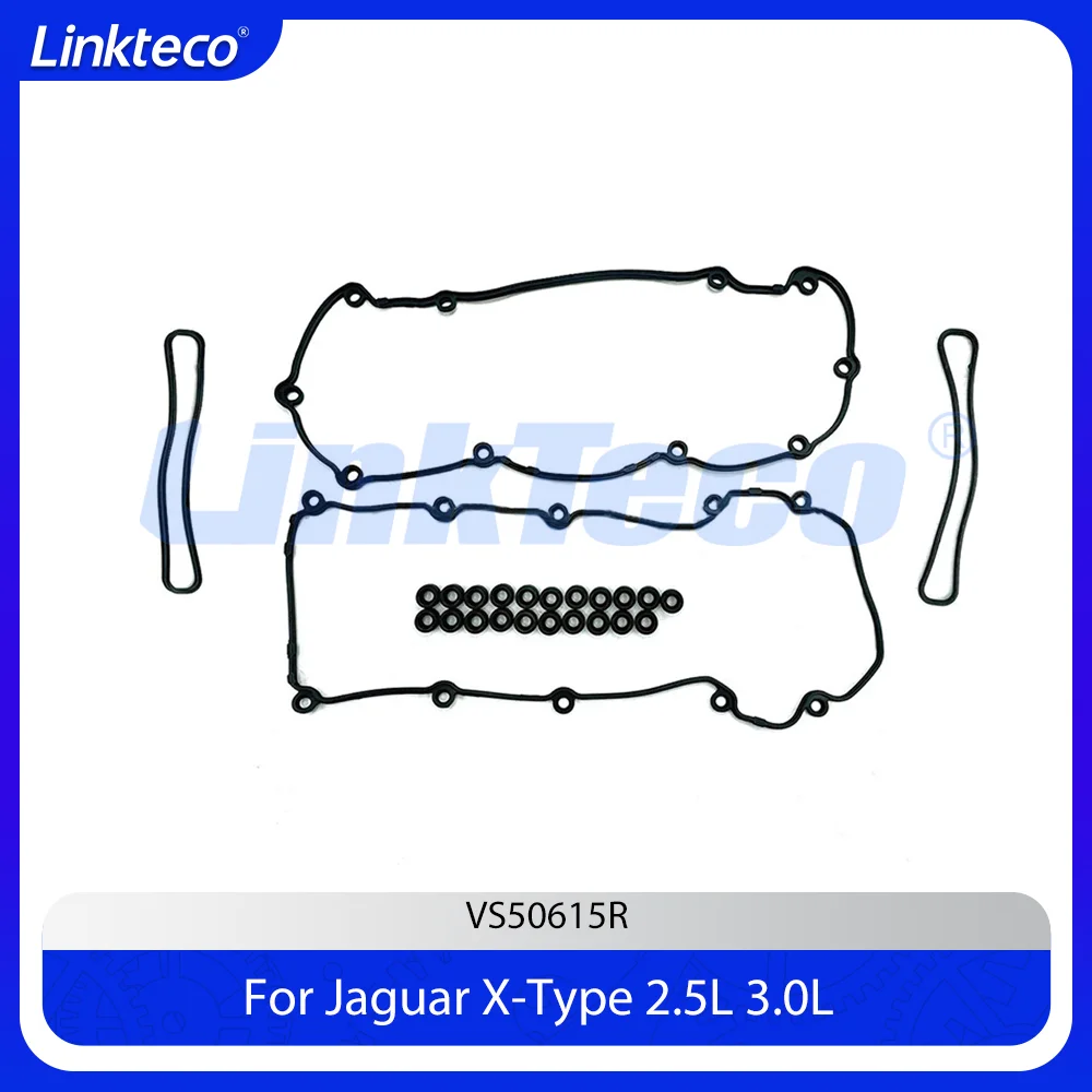 Car Engine Valve Cover Gasket Spark Plug Tube Seals Set Fit 2.5 3.0 L V6 DOHC 152CID 181CID For Jaguar X-Type 02-07 2.5L 3.0L