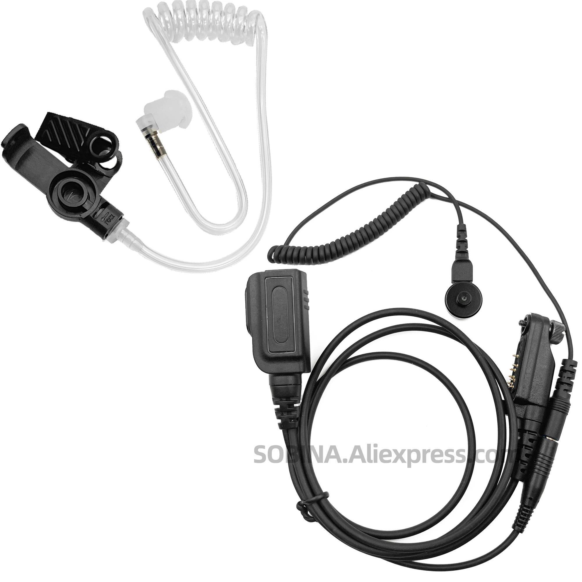 Walkie Talkie Acoustic Tube Earpiece For Hytera PD682 PD662 PD602 PD608 PD685 X1p Z1p X1e PD680 PD605 PD600 PD688 DMR Radios