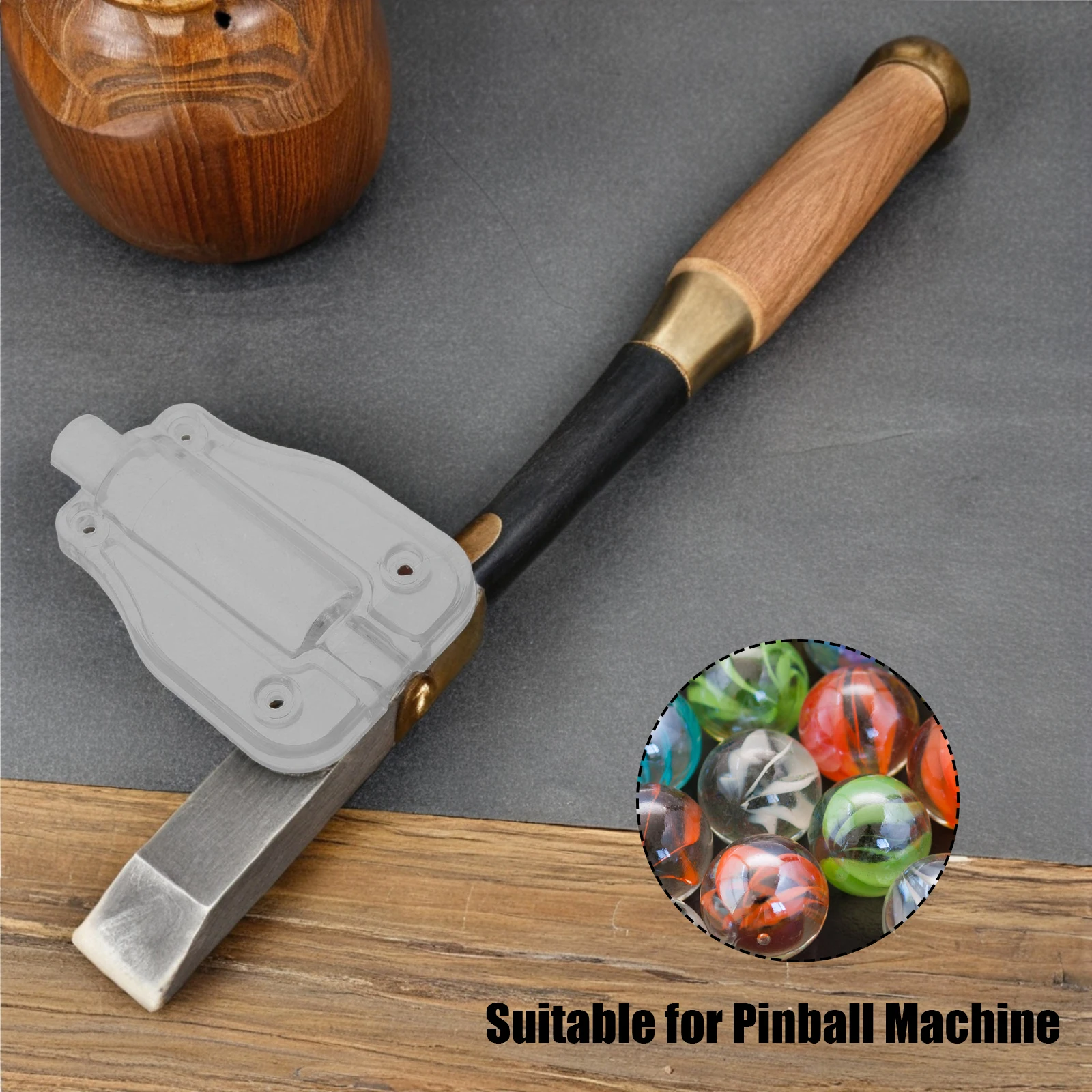 

Game Machine Rod Cover Unique Design Pinball Shooter Assembly Shell Durable Spring Rod Fixer For Home Family Friends Play Ball