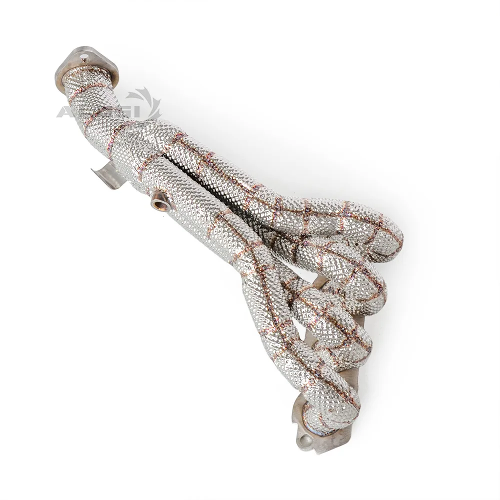 مناسبة لمازدا MX-5 ND2.0 2018-2023 سباق أداء رأس نظام العادم المنوع