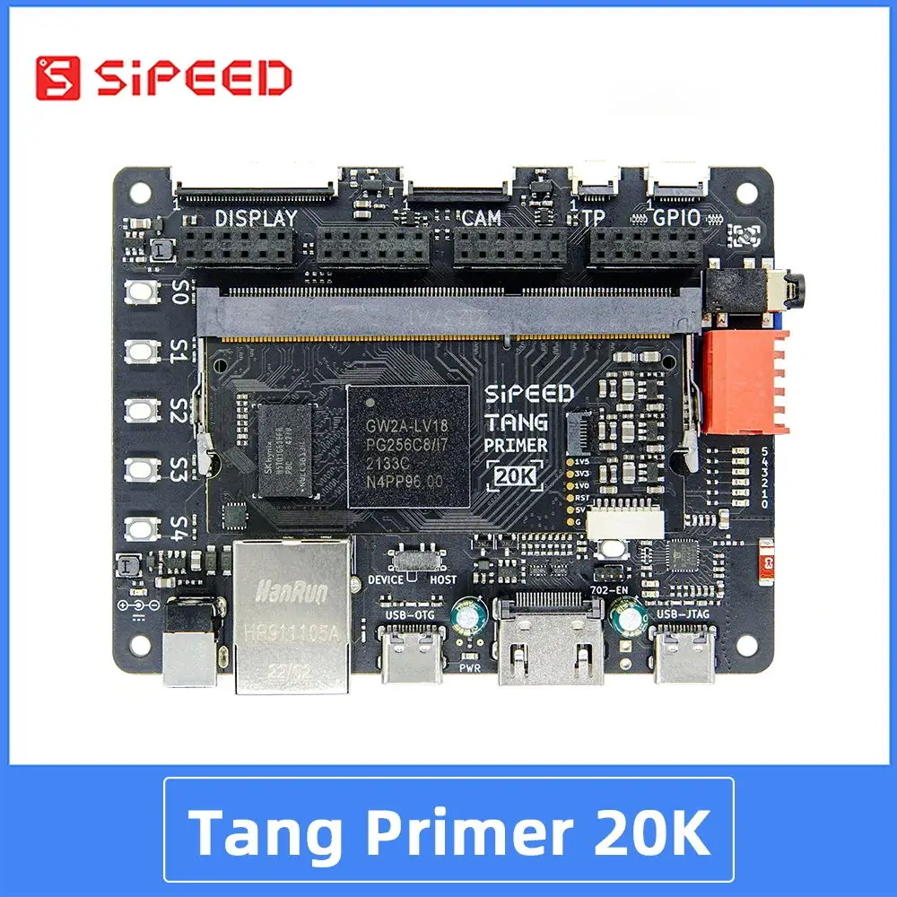 Sipeed Tang Primer 20K GOWIN GW2A FPGA GoAI Core Board Minimum System