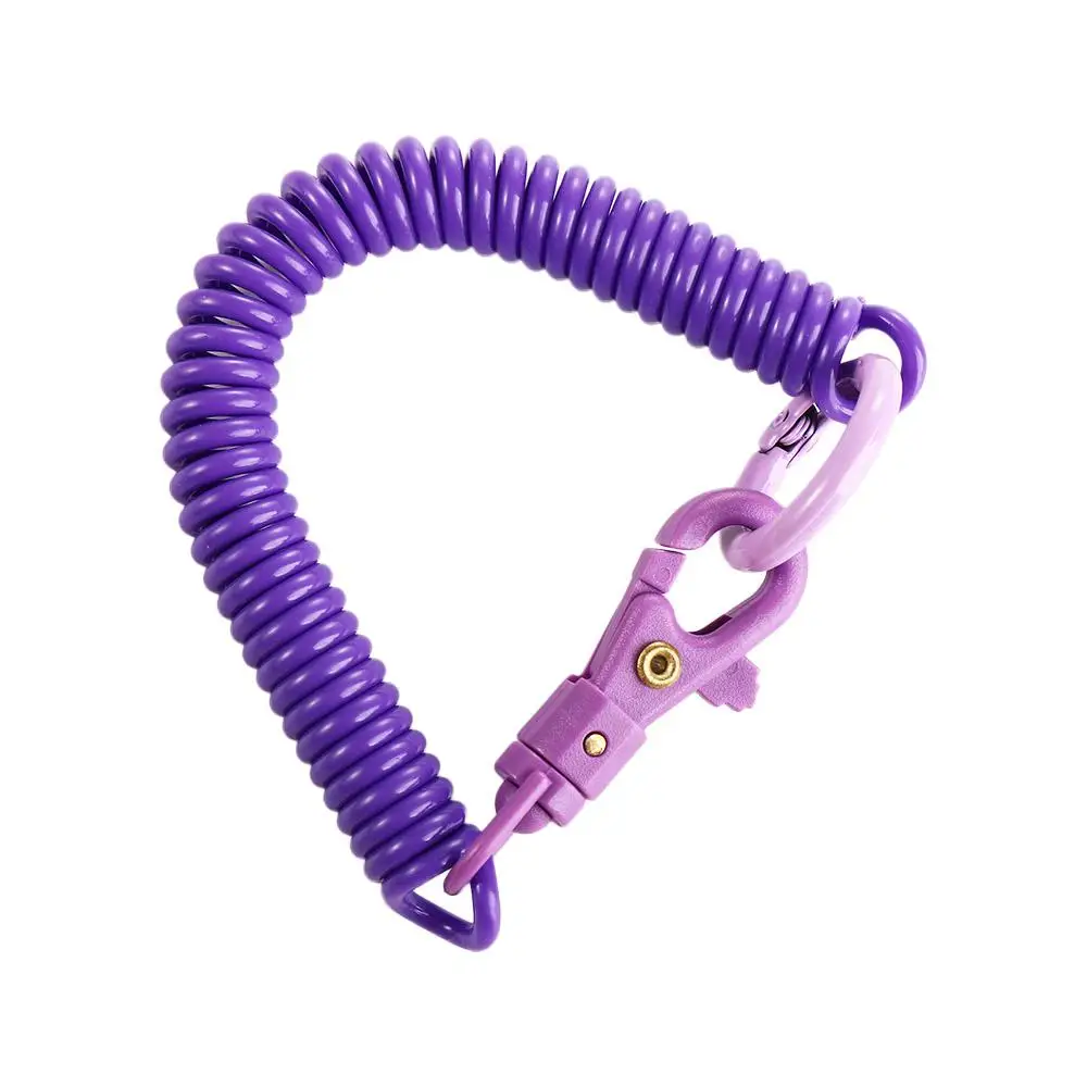 Chain Holder Whistle Keychain ID Key Tags Stretchy Coil Keychain Luggage Tags Key Hooks Bracelet Spring Keyring Spring Keychain
