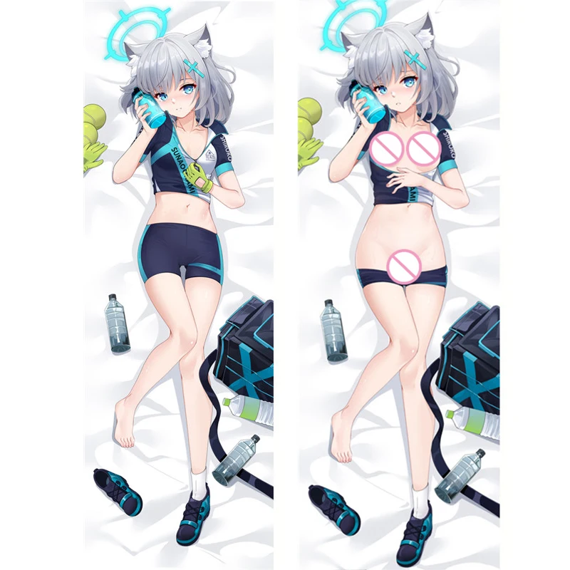 

Dakimakura anime Blue Archive Kuwakami Kaho Large Breasts nude lingerie Double-sided Print Life-size body pillows cover Adult