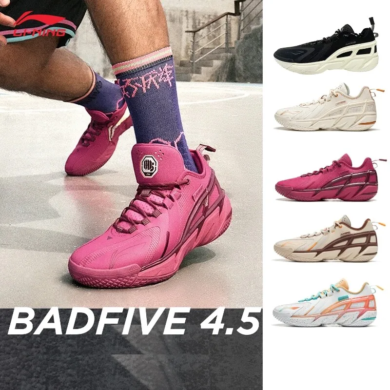 

LI-NING BADFIVE 4.5 Мужские баскетбольные кроссовки Professional Sports ABFU049