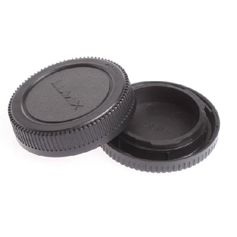 Rear Lens Cap Cover+Camera Front Body Cap for Panasonic Olympus Lumix Micro M4/3 M43 MFT GH3 GH4 G6 G7 G9 GX1 GX7 GX8 GX80 GX85