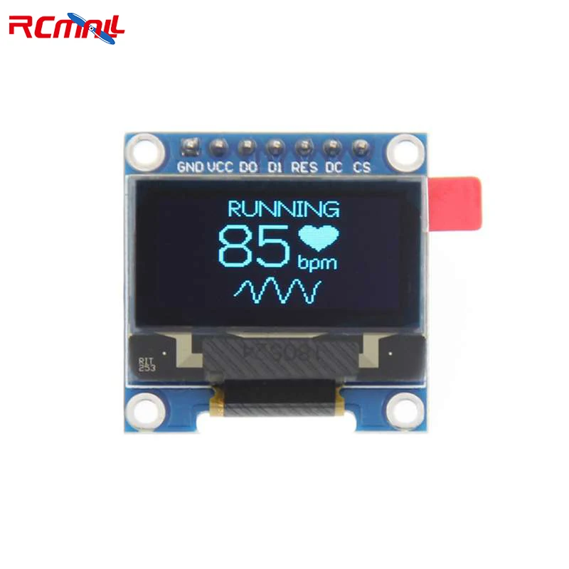 

0.96 Inch OLED Display Module 128x64 LCD Screen SPI Serial Port Blue/White/Yellow&Blue for Arduino STM32 Raspberry Pi 51