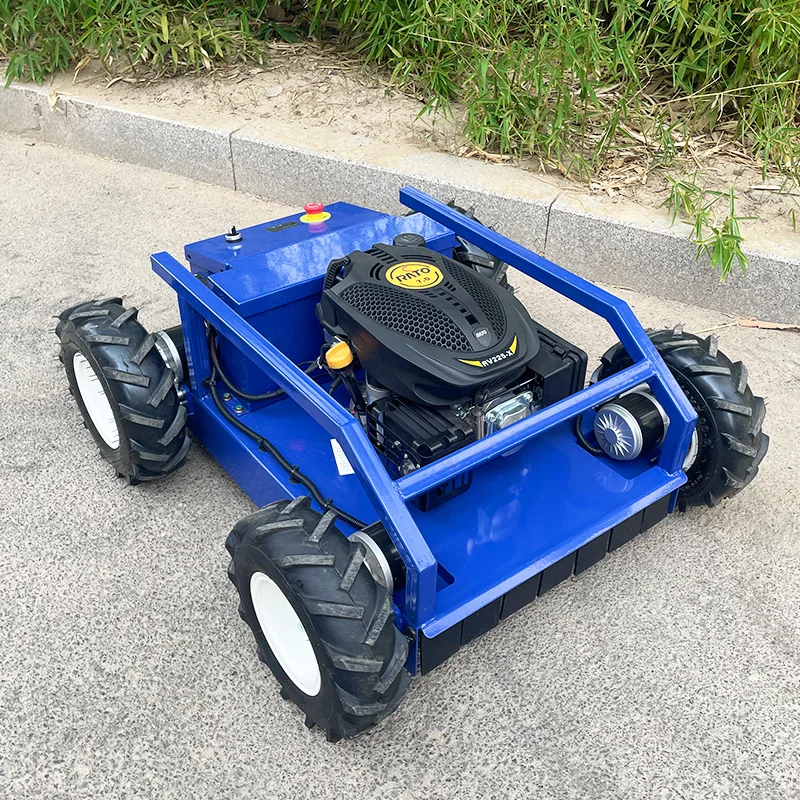 カスタマイズ可能なリモコン式芝刈り機、芝刈りロボット、4ストローク、庭仕様、効率的な芝生管理に