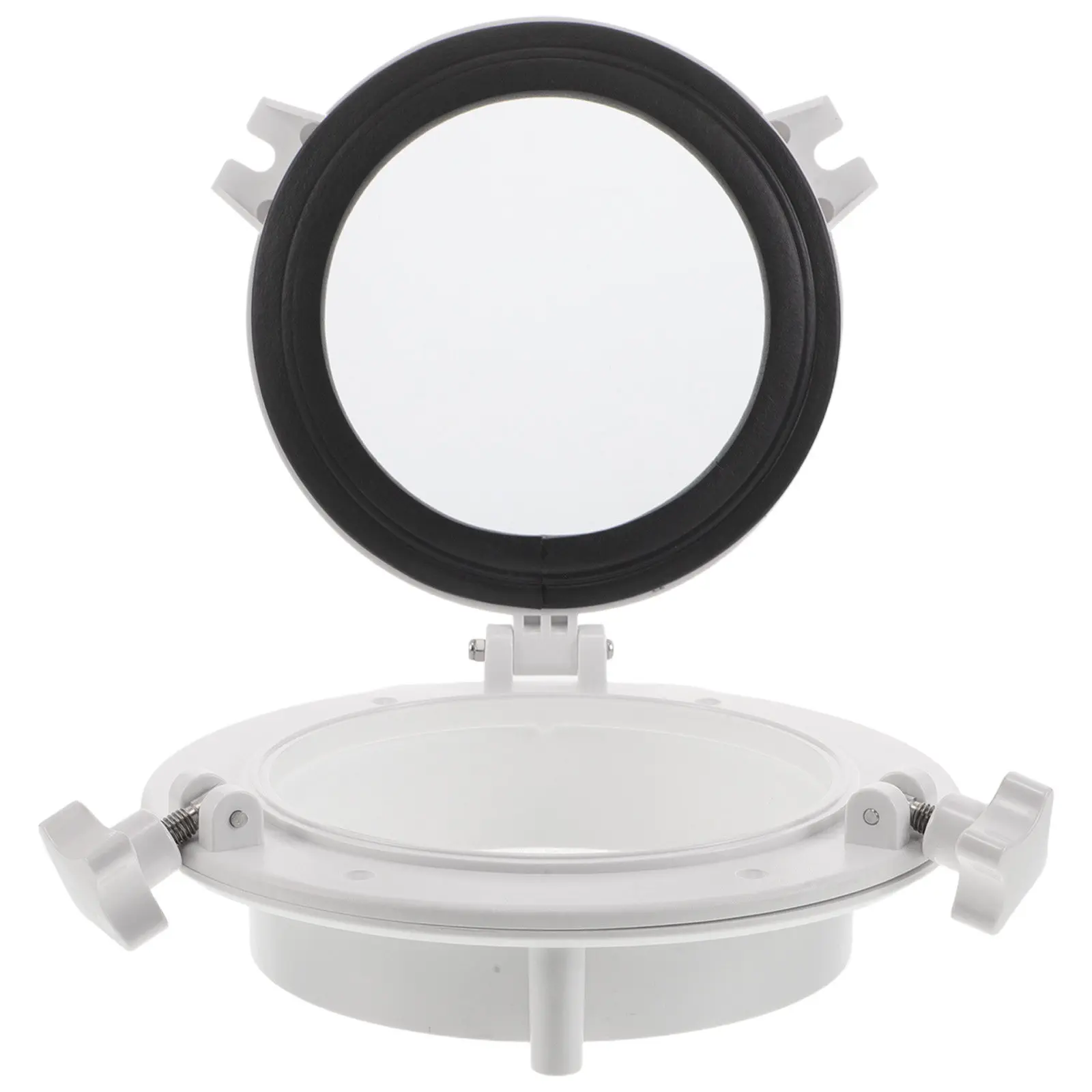 Round Marine Porthole Hatch 8.45 Inch Stainless Steel Boat Rv Replacement Window High Light Transmission Circular Yacht Cabin
