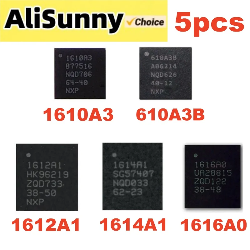 5pcs U2 USB Charging ic 1612A1 1614A1 1616A0 610A3B Chip for iPhone 13 Pro 8 Plus 12 11 XS Max SN2611A0 SN2501 SN2600B1 1610A3